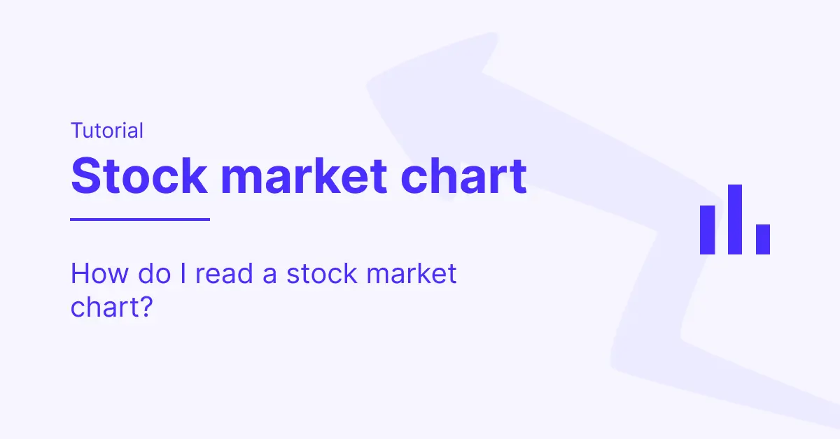 How do I read a stock market chart?
