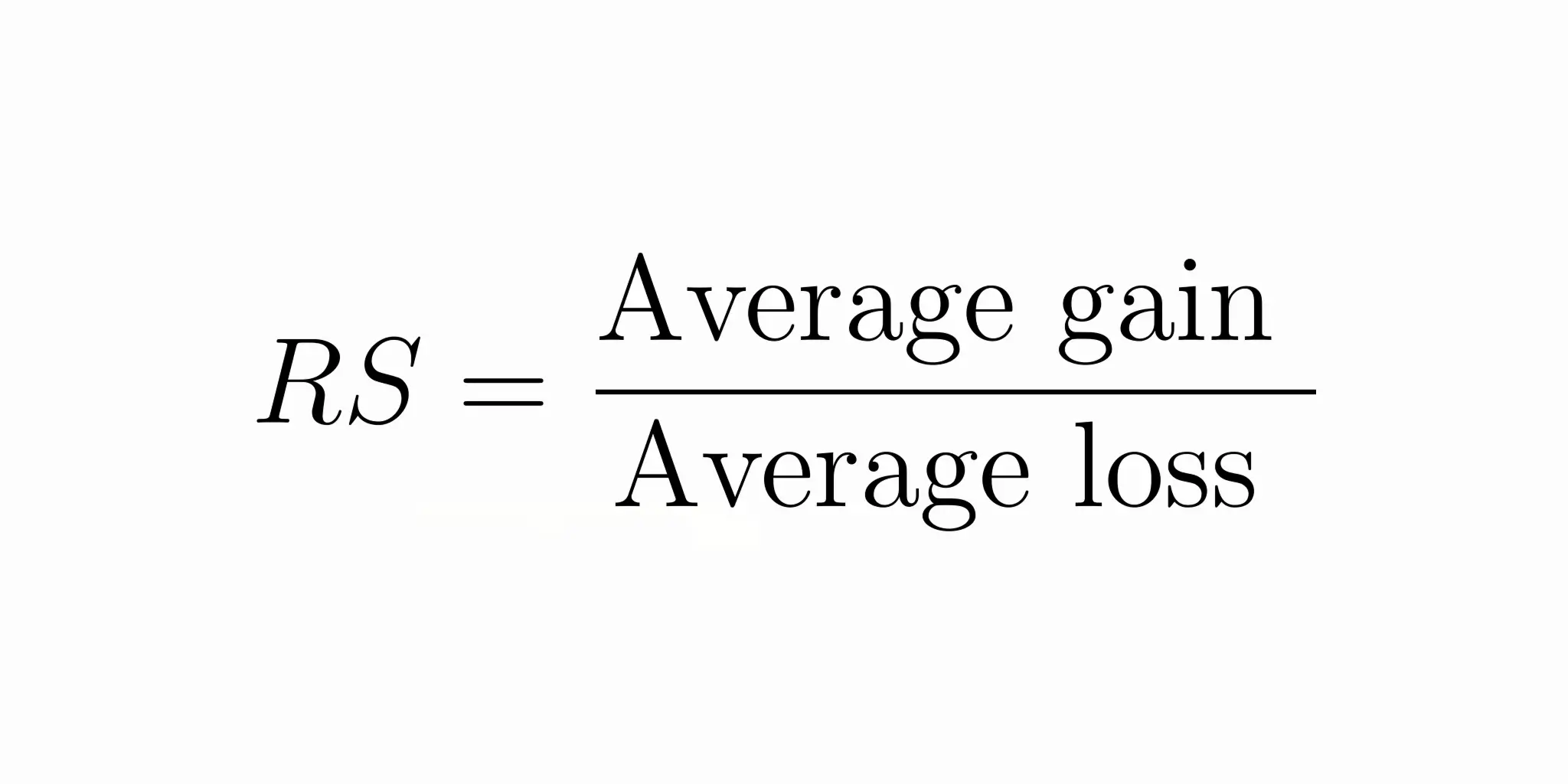 RSI formula part 2